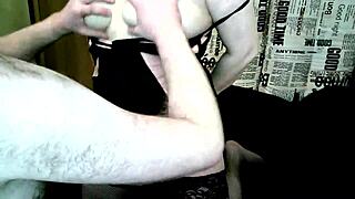 Aimee Paradise Trains Wayward Wife in Fishnets and Stockings