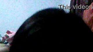 She Sucks Fat Black Cock While Boyfriend Watches!