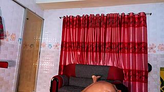 hot teen 18+ couple can't stop banging hard at home - rumpa21