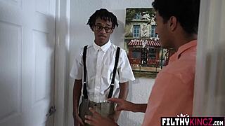 slimthick vic gets worked over by stepson in wild market scene.