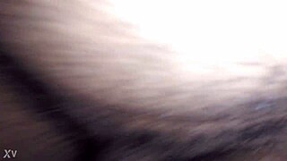 Rough handling of natural tits in a raw encounter