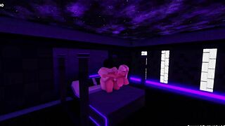 after party roblox sex in hotel shower with big cock fucking