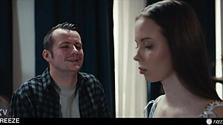 Ai Girlfriend, Alice Ross Freeze Fucked as Real Life Sex Doll, Cum in Pussy