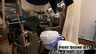 Stacy Shepard's pussy gets face-fucked and creampied in backstage POV missionary roleplay