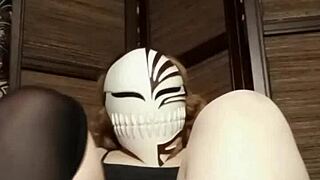 Solo Girl in Pantyhose Shows Big Tits and Natural Assets