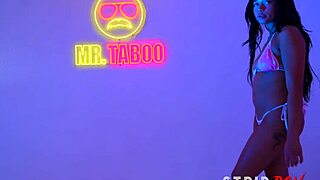 Filipina beauty gia dibellas striptease turns into lapdance pussyjob