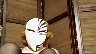 Solo Girl in Pantyhose Shows Big Tits and Natural Assets