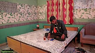 Innocent village wife explores modern intimacy in Hindi video