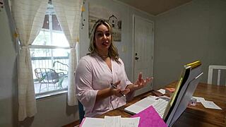 my hot step-mom asks me to help with her video shoot