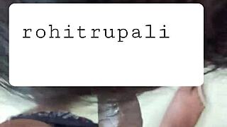 Rohit Watches Rupali Suck Black Lover's Cock