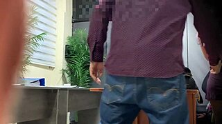 University Student Nataly Doing Law Practices At UC Católica De Chile Spy Camera.