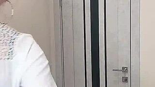 neighbor with natural tits enters room, what happens next