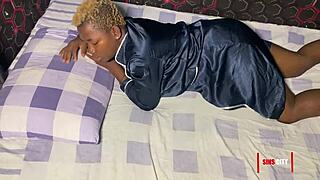 A Nigerian couple starts their day with passionate sex.