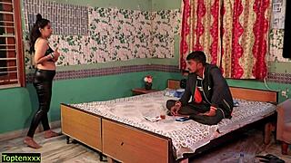 Innocent village wife explores modern intimacy in Hindi video