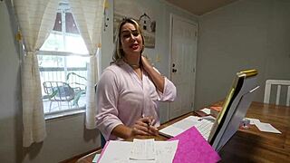 my hot step-mom asks me to help with her video shoot