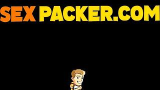 Hotel Waitress Tempts Guest with Intense Deep Throat