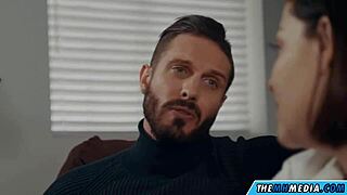 pov petite ebony teen gets pussy filled with deep creampie after anal