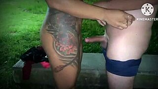 wife enjoys fun with friend in public park