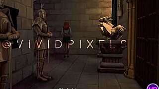 Hermione, take that double penetration! Threesome with Harry Potter in Sims 4.