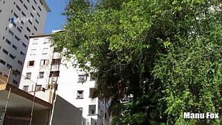 Fodendo na rua with big tits and orgasm