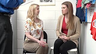 Two Hot Teen 18+s Arrested and FUCKED HARD by Officer