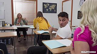 Intense Fucking On Exam Day With Cumshots And Facials!