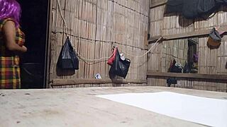 my university buddy visits my countryside house, he's super muscular, and i suggest some dirty sexual stuff, real homemade sex tape