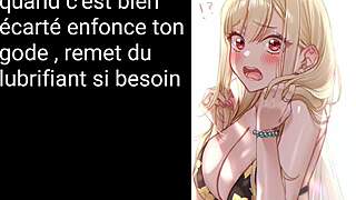 Marin Kitagawa's anal assfucking contrasts with her jerk off instructions