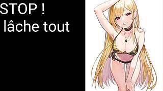 Marin Kitagawa's anal assfucking contrasts with her jerk off instructions