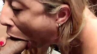 Brazilian latina with small tits spreads ass for blowjob and cum in mouth