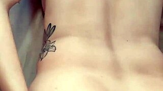 Brazilian latina with small tits spreads ass for blowjob and cum in mouth