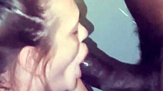 Giving Thick Black Cock Amazing Head!