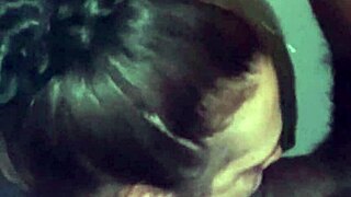 Giving Thick Black Cock Amazing Head!