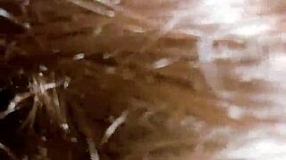 I, the hot blonde tranny, am doing a sexy solo handjob in lingerie