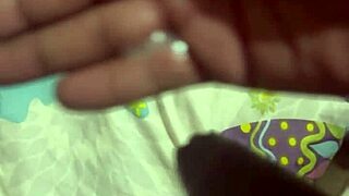 i sneak into my stepsister's room after her party and masturbate, filling her pussy and ass with my cum