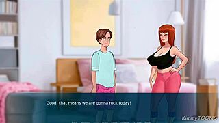 Stepsis Caught Masturbating, Deepthroats Huge Cock