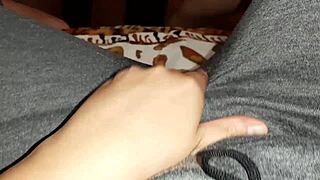 Two stepsisters masturbate in front of each other for mutual orgasm