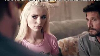 Teen Stepdaughter Double Penetrated by Stepfather and Teacher