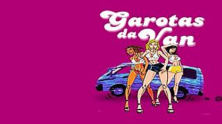 Damn, I watched Soraia Carioca in a wild gangbang inside the van with Garotas da Van