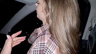 Married Slut Pays Taxi with Cum Video