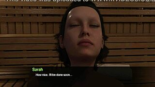 Lets play in the hot sauna