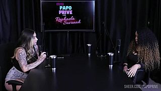 melhores momentos da charlottye no papo prive com raphaela savanah - parte 1 watch on sheer red 😏