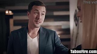 Teen Stepdaughter Double Penetrated by Stepfather and Teacher