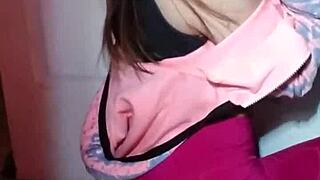 Bonneyuwu indulges in seductive lollipop fetish with petite teen allure