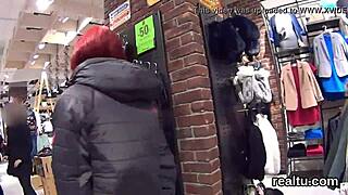 Gorgeous czech kitten teased in mall then pounded in pov