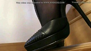 why does that office bitch lick shoes at work?