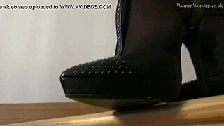 why does that office bitch lick shoes at work?