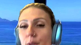 drilling hard in public gym near ipanema beach, african babe's wet bikini drives me wild