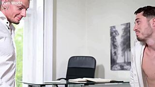 Back to School Chapter 3: Headmaster Mr Perry Starts DP Gangbang in Office GP3088