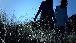 Scarlet Red and Blake Eden Enchant with Lesbian Masturbation